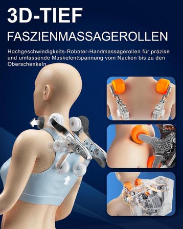 MeitFith Massagestoel, full-body massage 3D massagestoel, sh, Verzenden, Zo goed als nieuw
