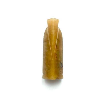 Oud-Chinees Hard Stone Kraal-talisman voor een in gewaad