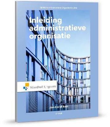 9789001876746 Inleiding administratieve organisatie, Boeken, Verzenden, Zo goed als nieuw, Jan-Carel Bast