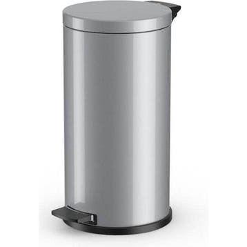 Hailo Solid L pedaalemmer 18l - zilver, Verzenden, Nieuw