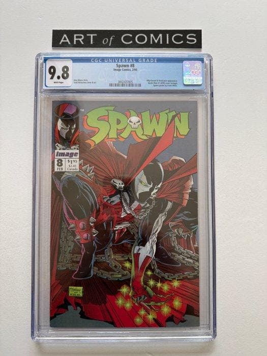 Spawn #8 - Frank Miller Spawn Poster - CGC 9.8 - Spider-Man, Boeken, Strips | Comics