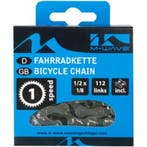 M-Wave Single speed ketting - versterkte treksterkte - 11..., Ophalen of Verzenden, Nieuw, Derailleur of Ketting