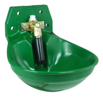 Suevia 12P kunststof drinkbak,groen,met messing st, Verzenden