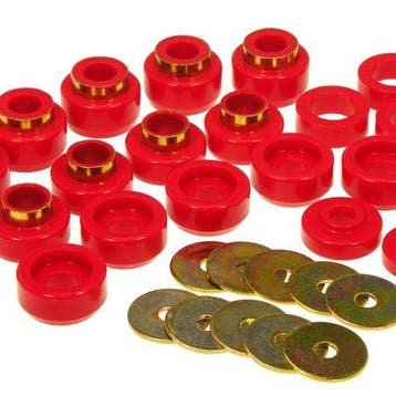 Prothane 87-96 Jeep Wrangler Body Mount - Red, Ophalen of Verzenden, Nieuw