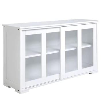 Nieuwe Keukendressoir 2 Schuifdeuren, Wit - Klassieke Stijl, Verzenden, Nieuw