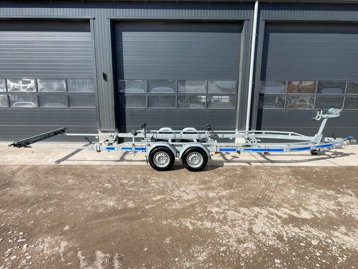 Kalf G2V2500 Boottrailer 2500kg 920cm Tandemas, Watersport en Boten, Boottrailers, Zo goed als nieuw