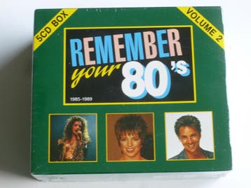 Remember your 80s / 1985,1986,1987,1988,1989 (5 CD) Nieuw, Cd's en Dvd's, Cd's | Verzamelalbums, Ophalen of Verzenden, Zo goed als nieuw