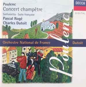 cd - Poulenc - Concert ChampÃªtre / Sinfonietta / Suite F., Verzenden, Zo goed als nieuw