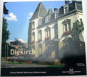 7,88 Euro,munten set 1 Cent-2 Euro 2012 Luxemburg Henri v..., Verzenden