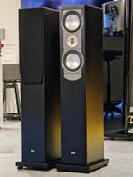 Elac FS 207 Anniversary Edition (Zwart), Ophalen, Gebruikt, 120 watt of meer, Front, Rear of Stereo speakers