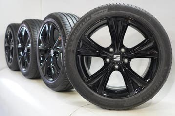 Seat Leon 17 inch velgen Michelin Zomerbanden Origineel, Auto-onderdelen, Gebruikt, Velg(en), 17 inch, Ophalen of Verzenden