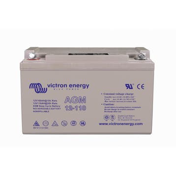Victron AGM accu 12V/110Ah M8 insert, Ophalen of Verzenden, Nieuw