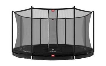 BERG Favorit InGround 430 Black + Safety Net Comfort, Ophalen of Verzenden, Nieuw