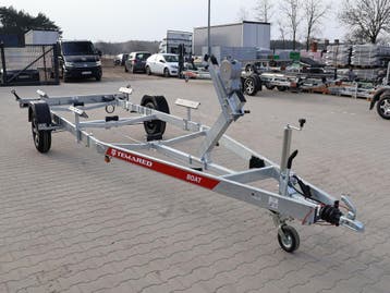 Boottrailer TEMARED B13/076/21 V tot 6,4 m met FULL LED, Watersport en Boten, Boottrailers, Minder dan 1500 kg, Jetskitrailer