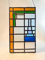 Art Deco Glas-in-loodraam - 1920-1930 - 42x25 cm