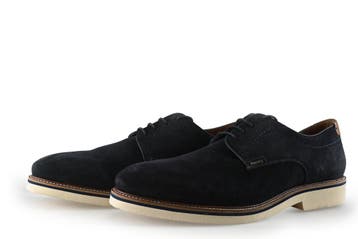 Loff 1881 Veterschoenen in maat 45 Blauw, Zo goed als nieuw, Loff 1881, Veterschoenen, Verzenden