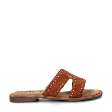 Lazamani Lina slippers voor dames in het Cognac, Slippers, Overige kleuren, Verzenden, Lazamani