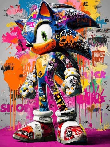 IPR Graph - Sonics Speed: Graffiti Canvas Tribute to the, Nieuw