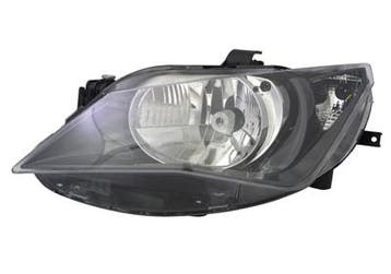 Seat Ibiza 2012-2015 Zwart Koplamp Links (Koplampen), Verzenden, Nieuw