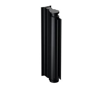 Douchedeurbeslag Aqua light - 2200mm - Zwart, Ophalen of Verzenden, Nieuw