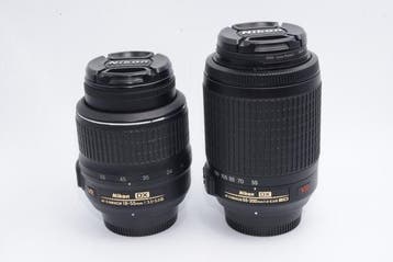 Nikon AF-S 18-55mm f/3.5-5.6G VR & 55-200mm f/4-5.6 VR DX, Nieuw