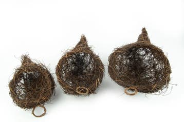 Salim Eendenkorven naturel-Planter set van 3, Ophalen of Verzenden, Nieuw