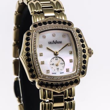Geovani - Diamond Swiss Watch - GOL593-GG-D-7 - Zonder, Nieuw