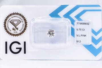 Zonder minimumprijs - 1 pcs Diamant (Natuurlijk gekleurd) -, Sieraden, Tassen en Uiterlijk, Edelstenen, Nieuw