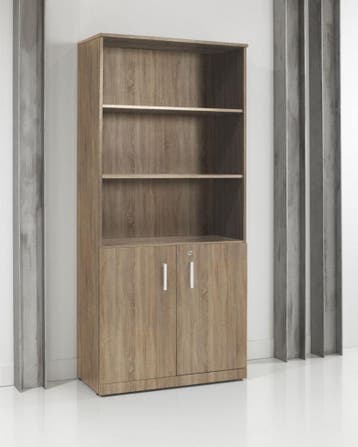 Executive klapdeurkast, 200x90x42 cm, midden eiken, Huis en Inrichting, Ophalen of Verzenden, Nieuw