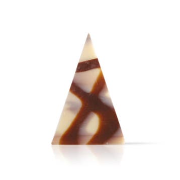 BrandNewCake Chocoladedecoratie Driehoek 35st., Verzenden, Nieuw
