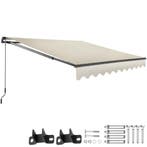 Zonnescherm Ornella met wandhouder - 250 x 200 cm, beige, Tuin en Terras, Zonneschermen, Verzenden, Nieuw