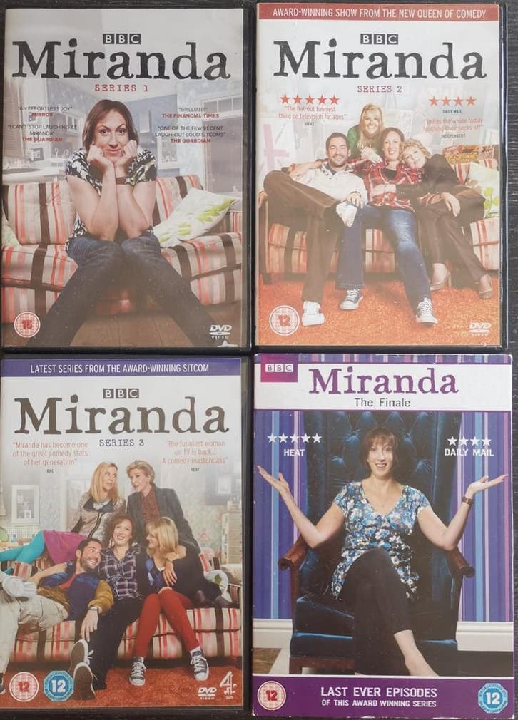 Miranda series 1 - 4 complete               Gratis verzenden, Cd's en Dvd's, Dvd's | Tv en Series, Zo goed als nieuw, Boxset, Komedie