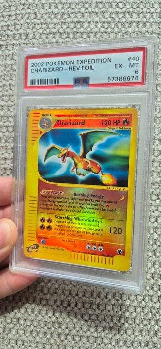 1 Card - Charizard Reverse holo, Nieuw