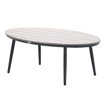 Garden Impressions Lucas loungetafel ovaal 120 cm - light, Verzenden, Nieuw
