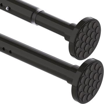Spanningsstang Zwart 32mm | Industriele look | 62% Korting, Zwart, Nieuw, Ophalen of Verzenden, 200 cm of meer