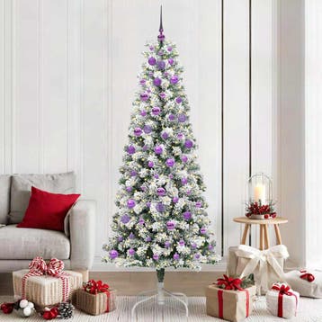 vidaXL Kunstmatige Inklapbare Kerstboom 300 LEDs Groen en, Diversen, Verzenden, Nieuw