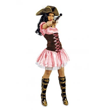 Pink Pirate Kostuum Diana Dames, Ophalen of Verzenden, Nieuw