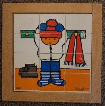 Educo Puzzel Kind met muts op (12 stukjes), Verzenden, Nieuw
