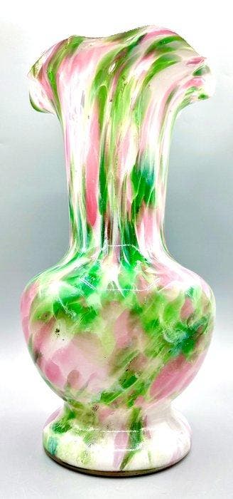 LEGRAS (1839-1916), Clichy - Vaas - Grote geblazen vaas met, Antiek en Kunst, Antiek | Glas en Kristal