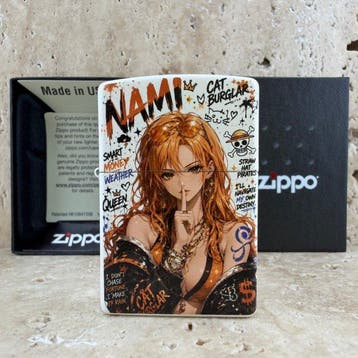 Zippo - Nami Inspired Anime Design – Cat Burglar Pirate Girl, Nieuw