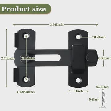 Robuuste Schuifdeur Sluiting voor Barn Doors, Kasten & Ramen, Verzenden, Nieuw