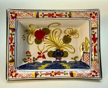 Vide-poche - Ciani Faenza - Décor Garofano - Italië - Ciani