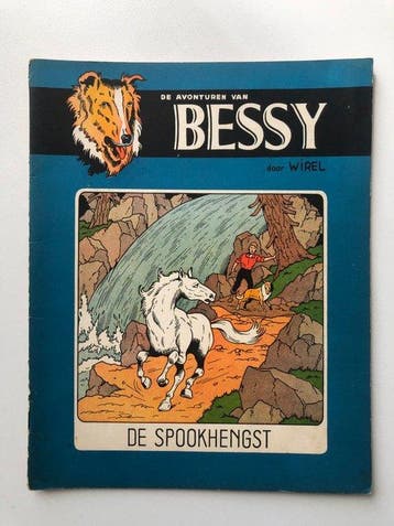 Bessy 10 - De spookhengst - 1 Album - Eerste druk - 1956, Boeken, Stripboeken, Nieuw