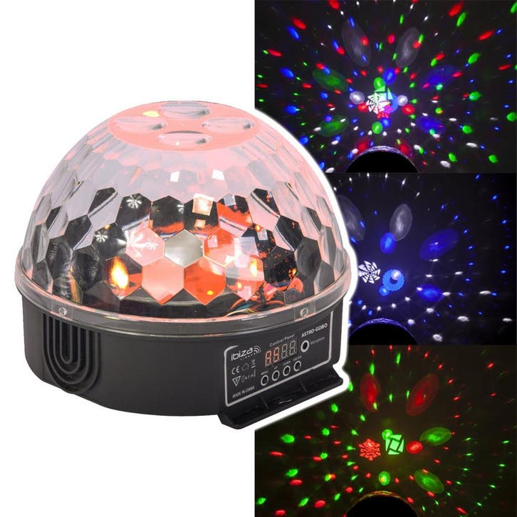 Ibiza Light Astro - GOBO Astro Jelly Ball Licht Effect Met, Muziek en Instrumenten, Licht en Laser, Overige typen, Nieuw, Verzenden
