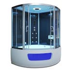 Bad Douche Whirlpool Stoom Combi 135X135 Apollo (Badkamer), Huis en Inrichting, Badkamer | Complete badkamers, Ophalen of Verzenden