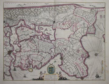 Nederland - Noord-Holland; Blaeu - Hollandiae Pars, Nieuw