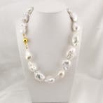 Parel - Zilver - Halsketting - Italiaans ambacht