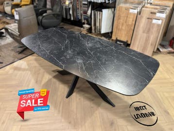 ***SALE*** Deens ovaal Eettafel HPL 220cm Koopmans, Verzenden, Nieuw