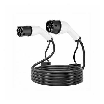 Laadkabel type 2 | Energenie | 4 meter (11 kW, Zwart), Verzenden, Nieuw