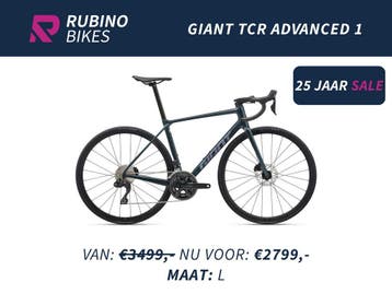 GIANT TCR ADVANCED 1 (L) - 105 Di2 - €700 KORTING - CARBON, Ophalen, 28 inch, Carbon, Nieuw